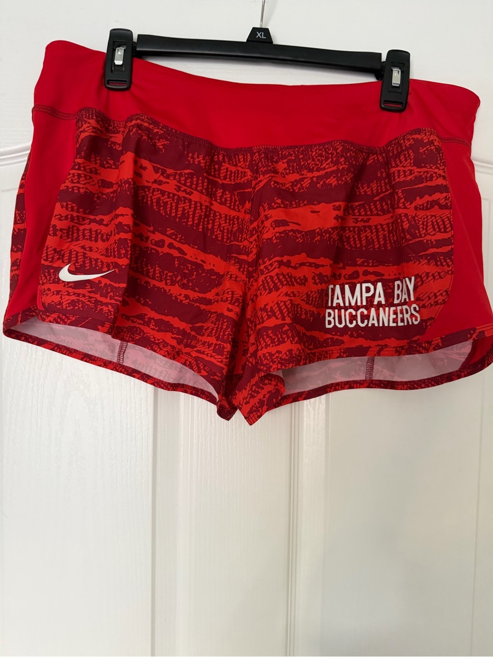 Nike Red Tampa Bay Buccaneers Women's Dri-Fit Athletic Shorts